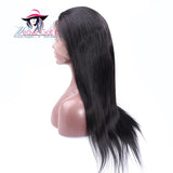 Silky Straight #1B 100% Human Hair Wig