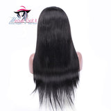 Silky Straight #1B 100% Human Hair Wig