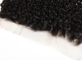 10A 13"X 4" Transparent Kinky Curly Lace Frontal #1B (Free Part)