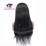 Kinky Straight #1B 100% Human Hair Wig