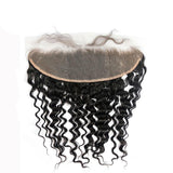 10A 13"X 4" Transparent Deep Wave Lace Frontal #1B (FREE PART)