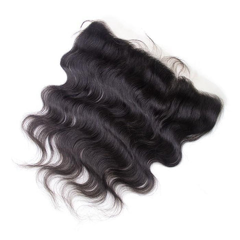 10A 13"x 4" Transparent Body Wave Lace Frontal #1B (FREE PART)