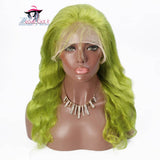 "Slime Season Green" 100% Human Hair Wig