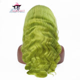 "Slime Season Green" 100% Human Hair Wig