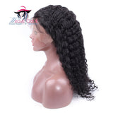 Pineapple Deep Wave #1B 100% Human Hair Wig